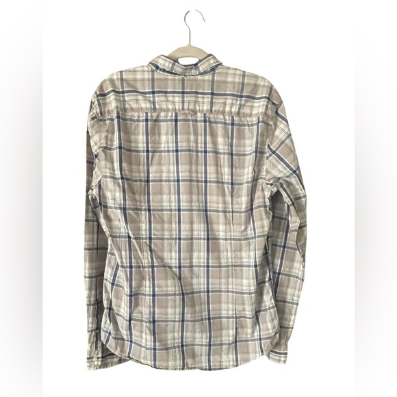 Buffalo David Bitton Blue and Gray Checkered Shirt - Picture 2 of 8